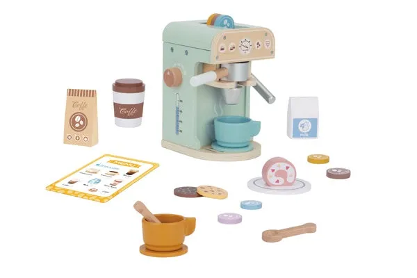 Tooky Toy -  Wooden Barista Coffee Machine Set