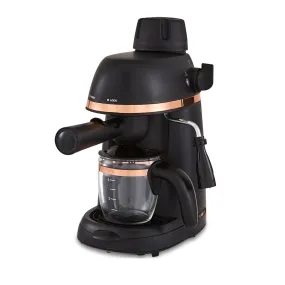 Tower Cavaletto 800W 4 Cup Espresso Machine - Black