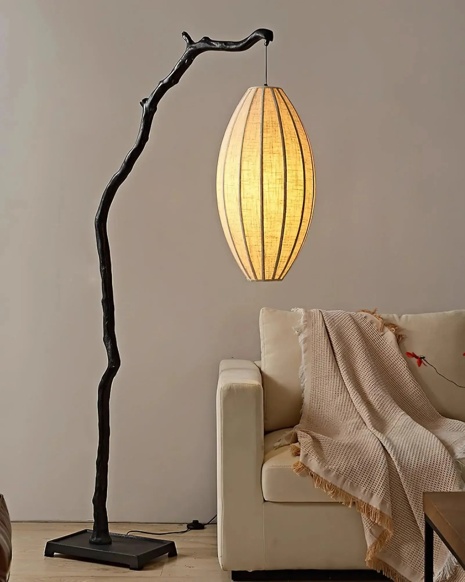 Tree Lantern Sculpture Floor Lamp