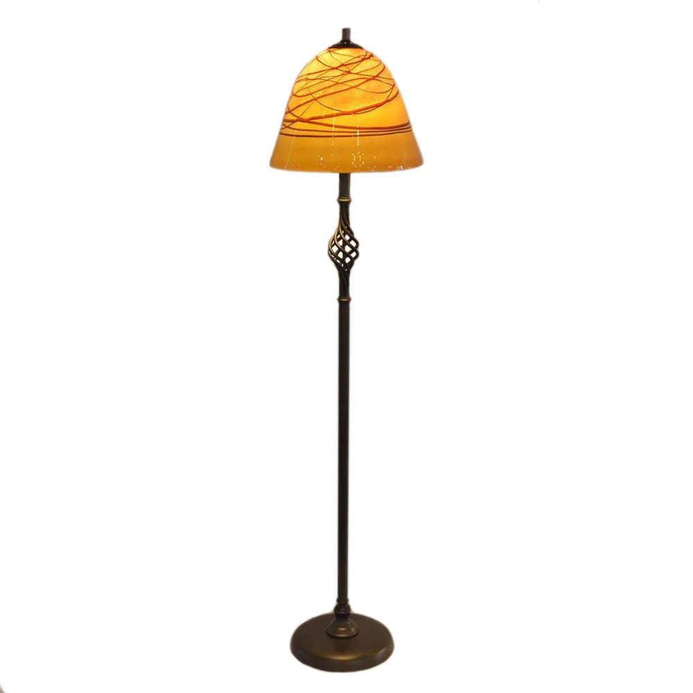 Twist Basket Floor Lamp