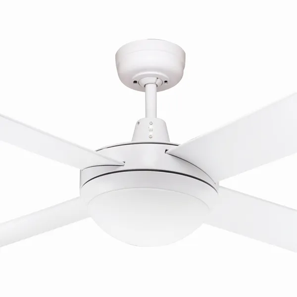 Urban 2 Ceiling Fan with E27 Light by Fanco – White 52″