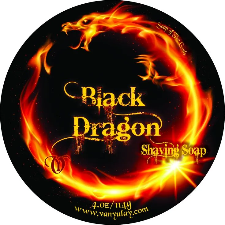 Van Yulay - Black Dragon - Artisan Shaving Soap - 4oz