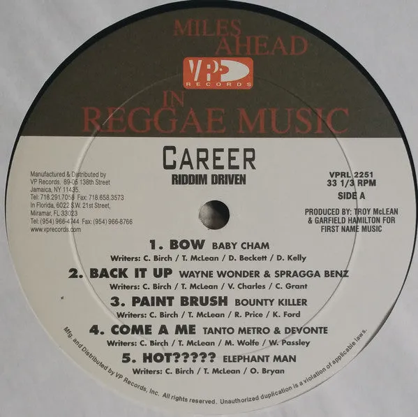 Various - Career (2xLP, Comp) (VG )