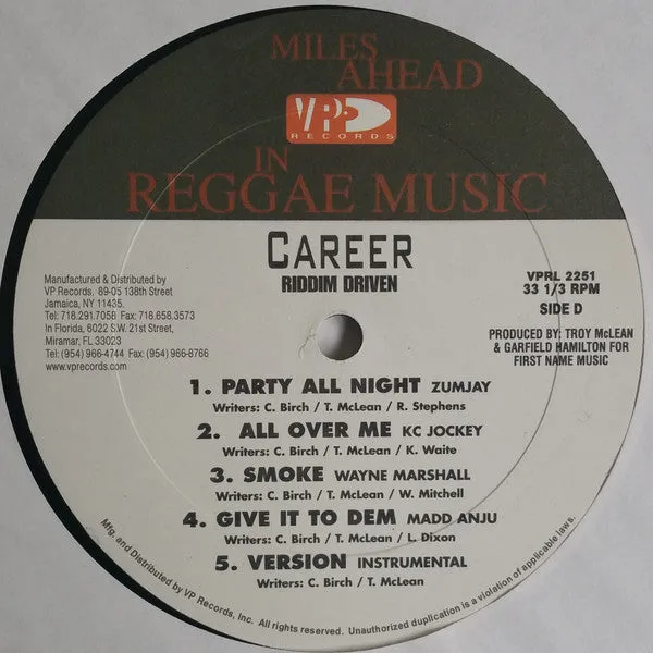 Various - Career (2xLP, Comp) (VG )