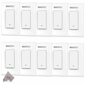 Vivitar Smart Security Wireless Smart Light Switch - 10 Units