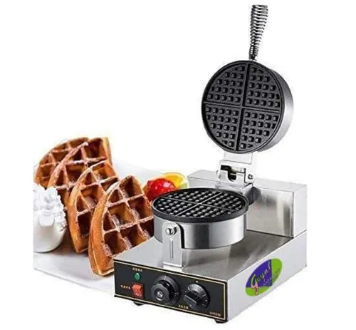 Waffle Maker Machine Commercial Stainless Steel for Home & Cafe with 4 year warranty ‎1200 Watts