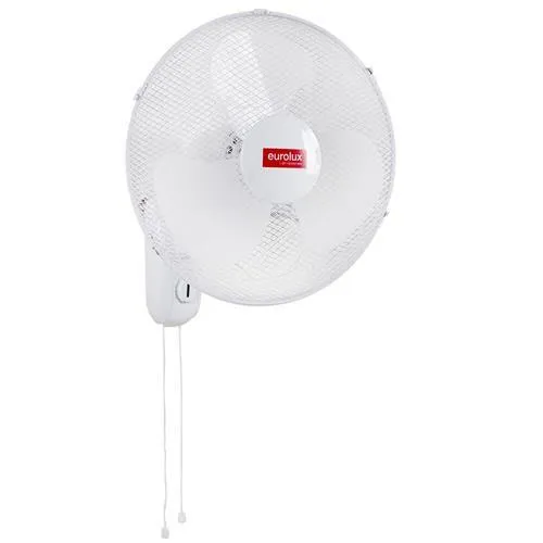 Wall fan 16' 3 speed white F27W Eurolux