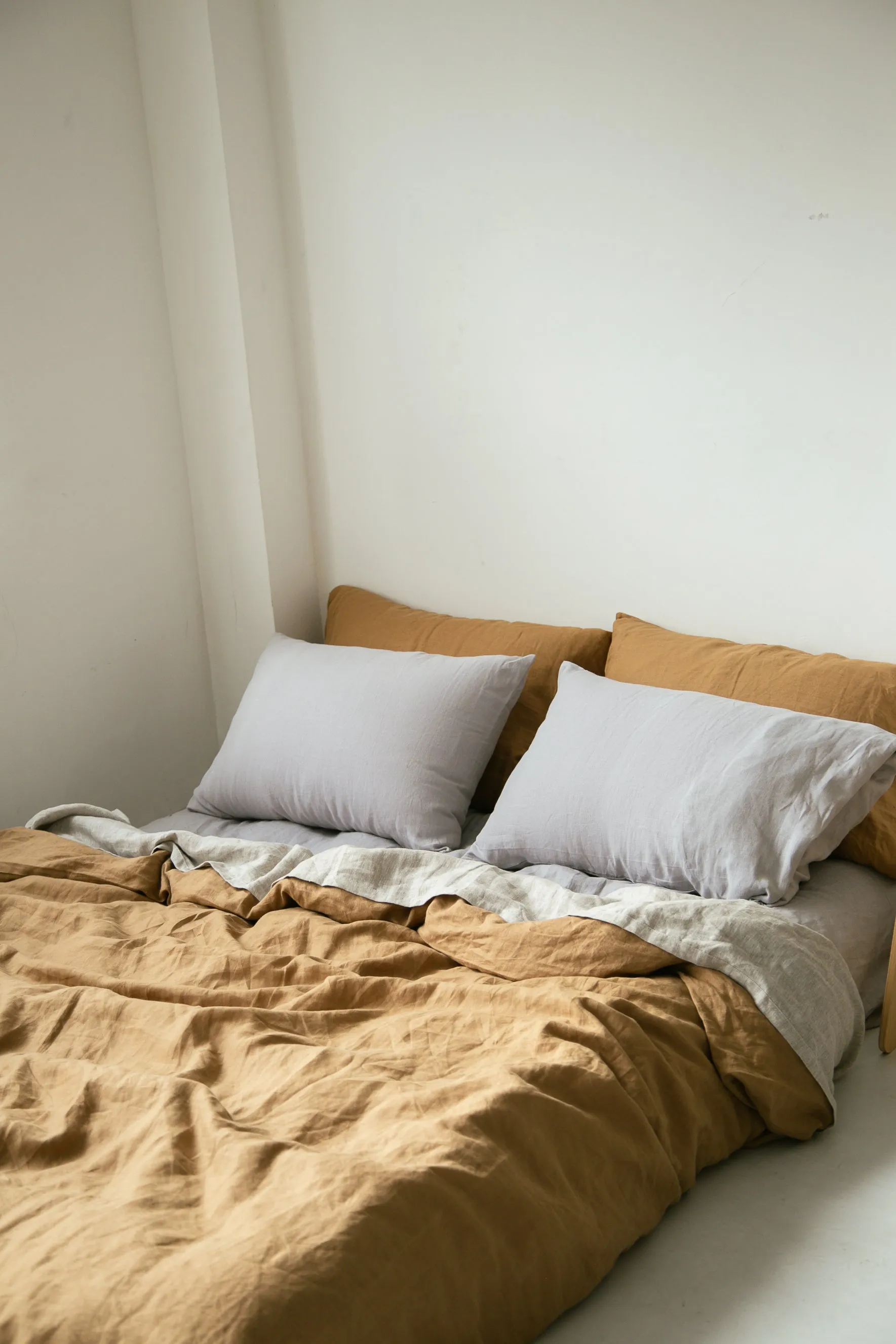 Walnut Linen Duvet Cover