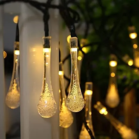 Waterdrop Shape LED Decorative String Lights