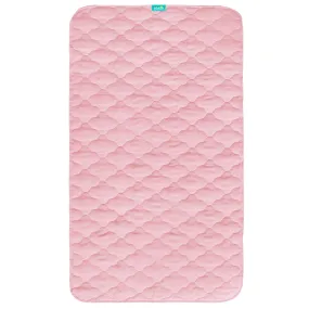 Waterproof Crib Mattress Protector Pad | Bed Pad Mat - 52" x 28", Anti Slip & Durable, Pink