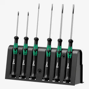 Wera 118150 Kraftform Micro Slotted/Phillips Precision Screwdriver Set   Rack