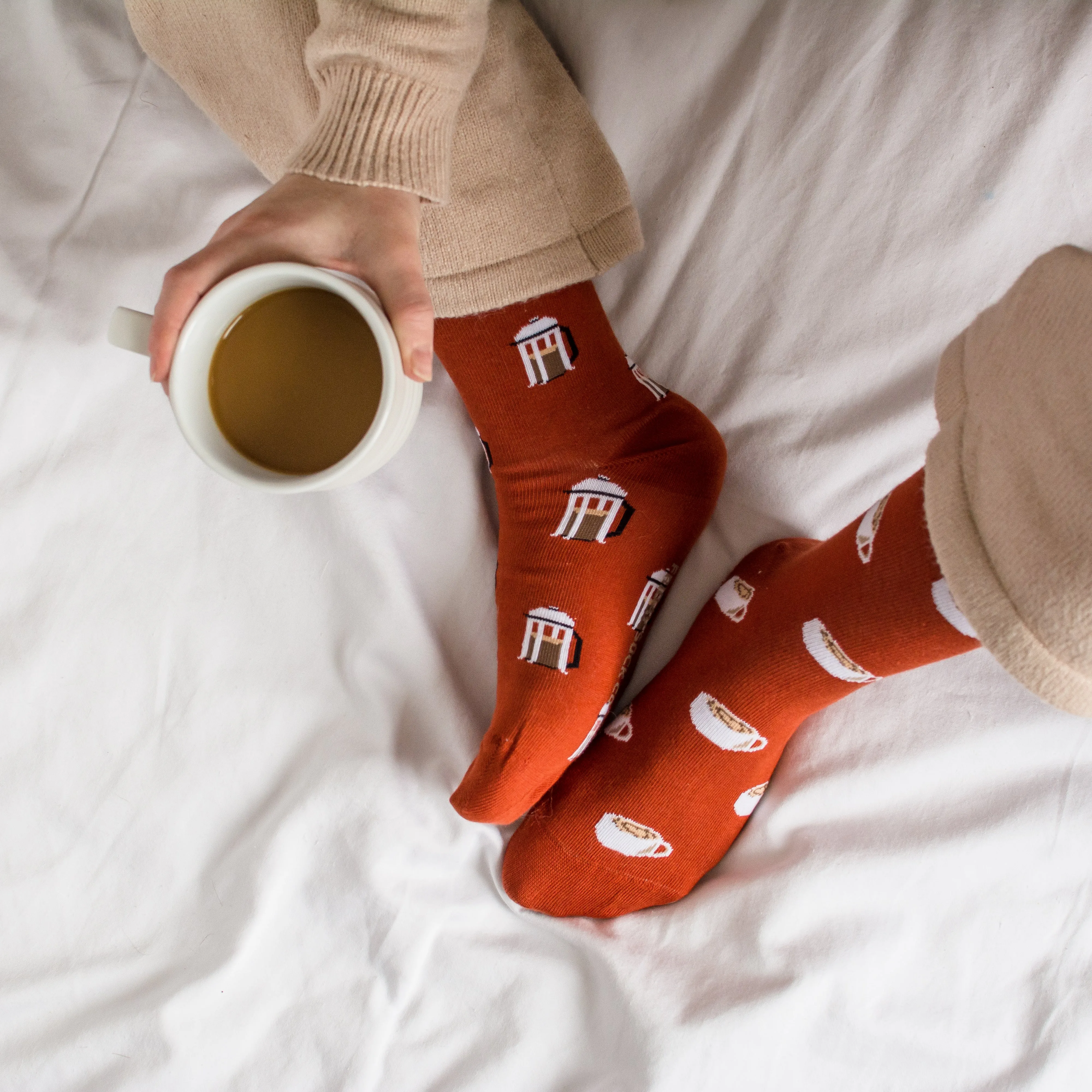 Women's French Press Mismatched Socks