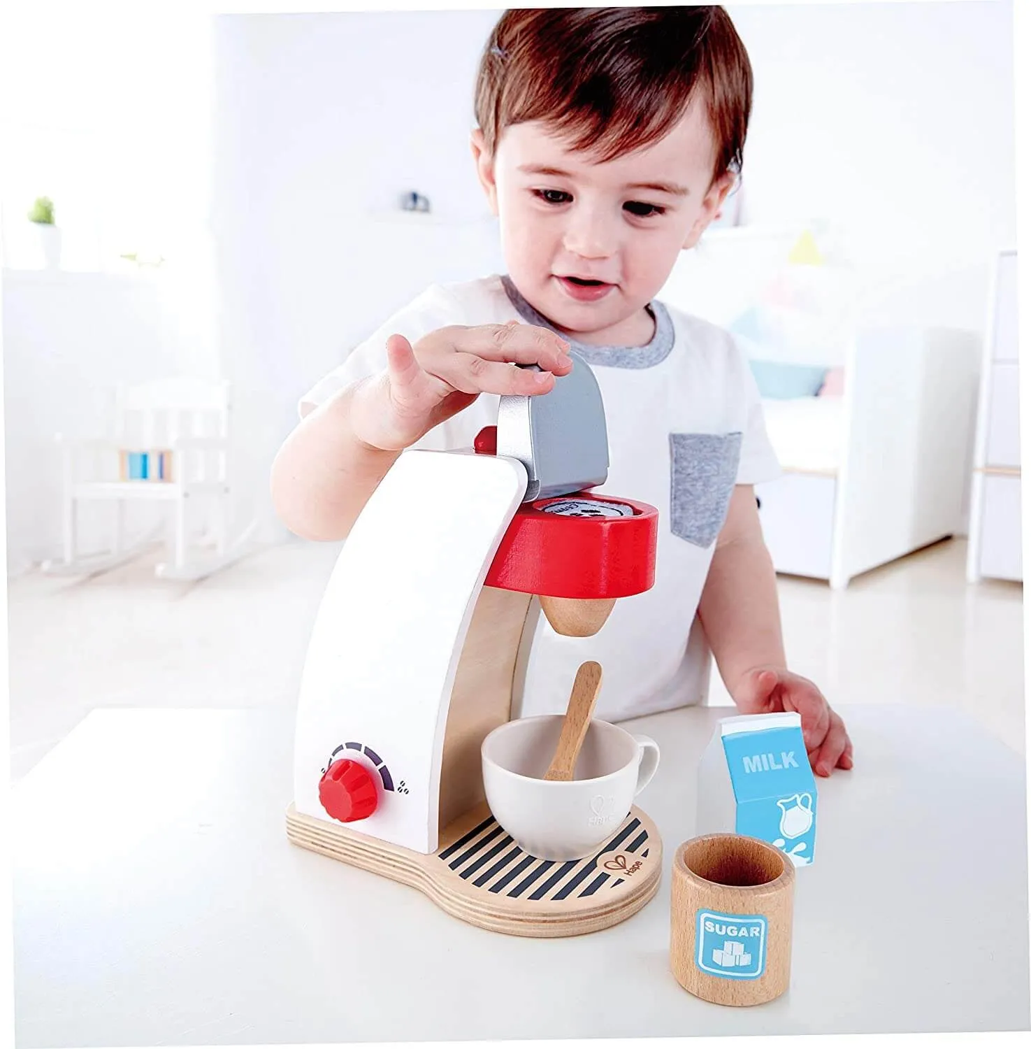 Wooden Toy Coffee Machine Hape