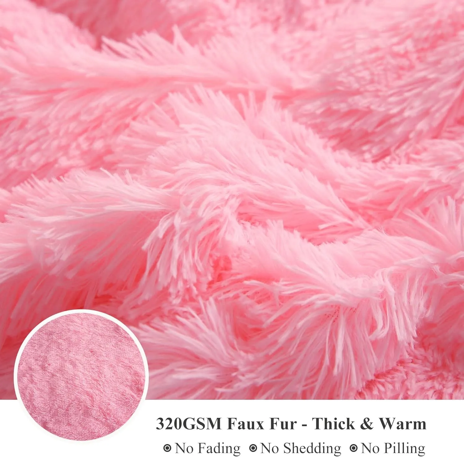 XEGE - Faux Fur Duvet Cover