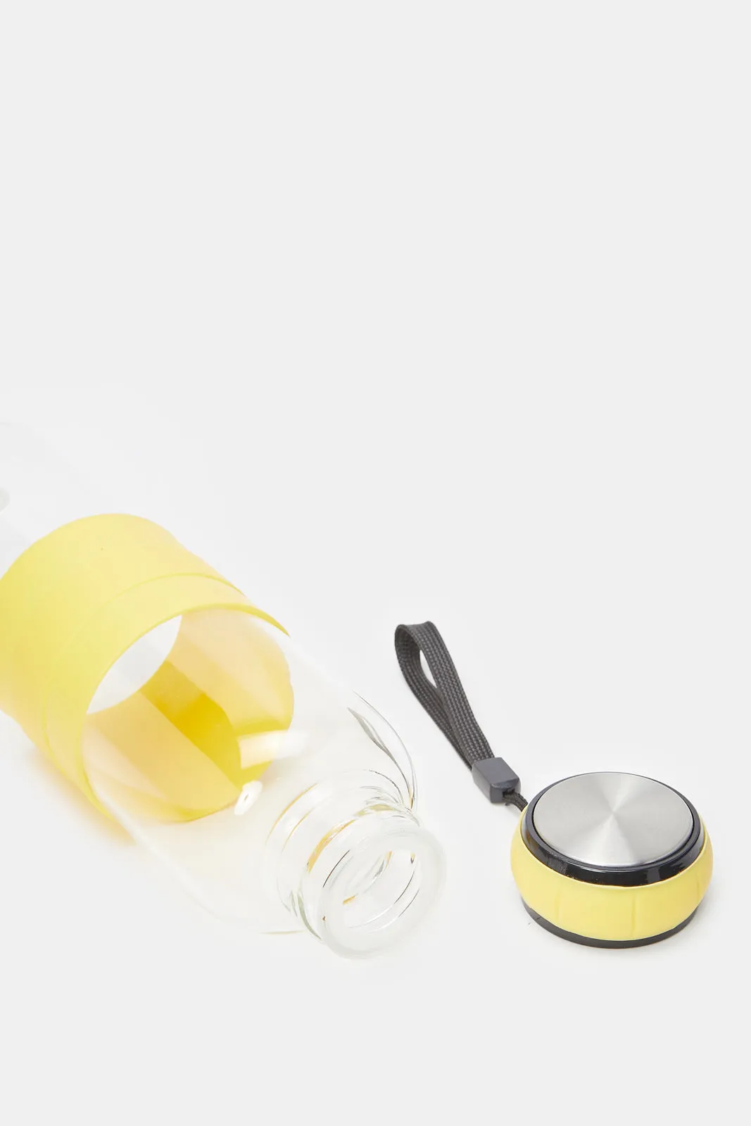 Yellow Borosilicate Glass Bottle