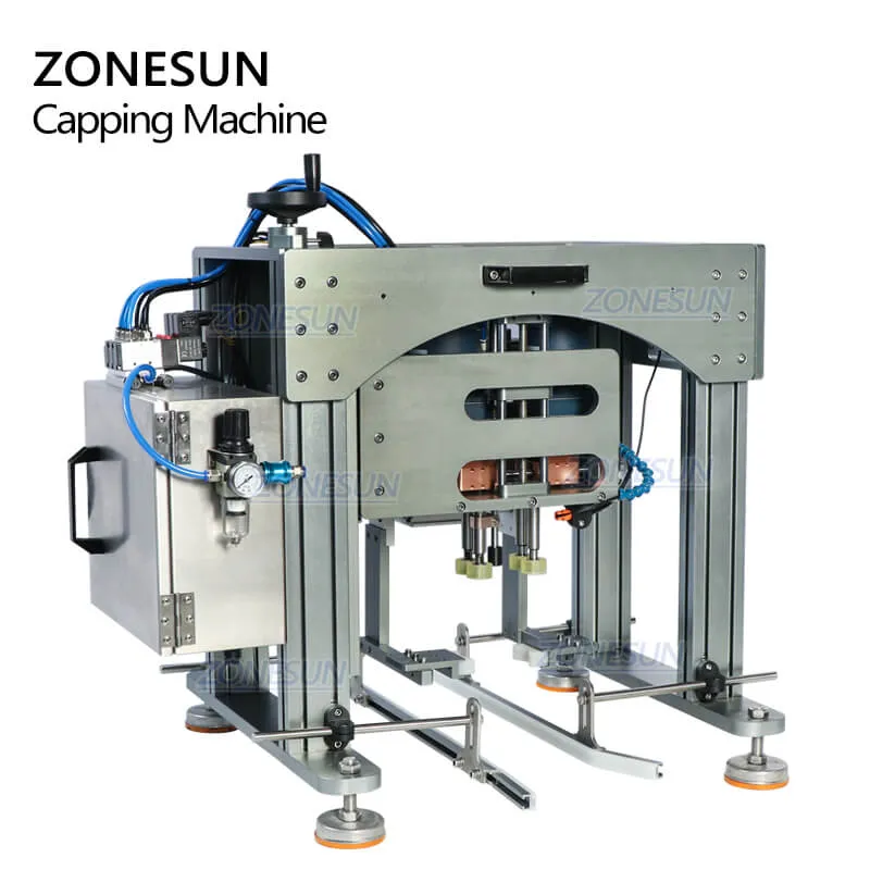 ZS-XG20 Semi-automatic Cosmetics Spray Bottle Caps Screw Capping Machine