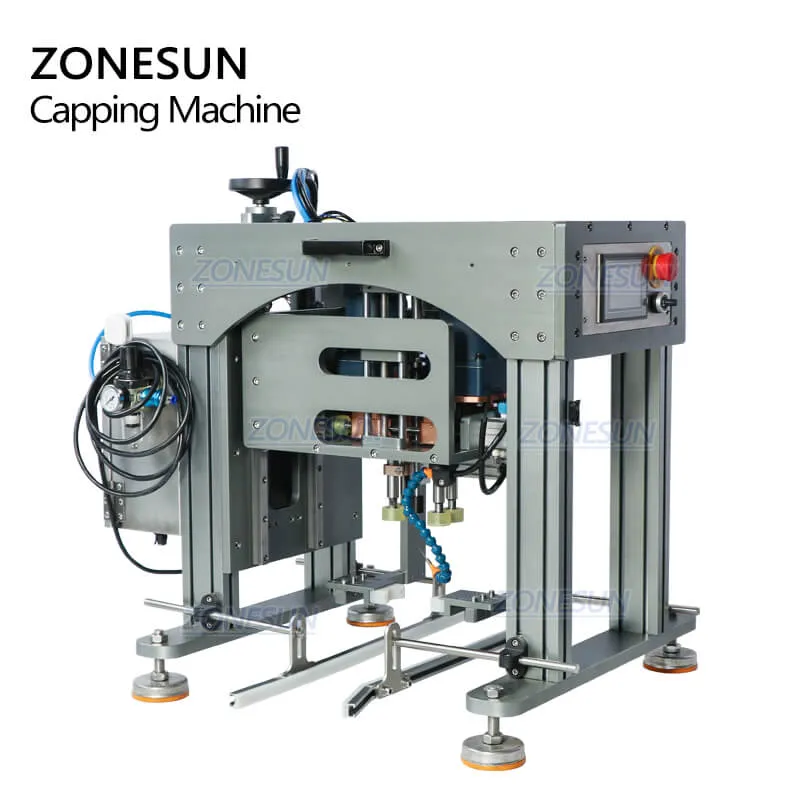 ZS-XG20 Semi-automatic Cosmetics Spray Bottle Caps Screw Capping Machine